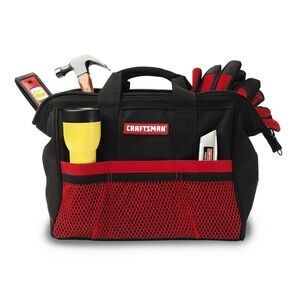 Craftsman 13 Inch Tool Bag Wide Open Design Reinforced Material NWT
